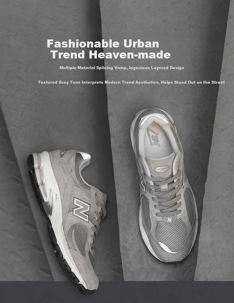 NEW BALANCE Summer Sports Shoes for Men And Women, Versatile Breathable Low-Top Retro Casual Shoes 2002R Series ML2002RC 36 3