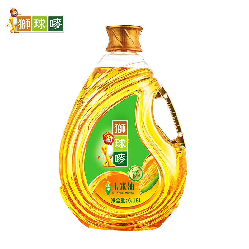 狮球唛非转基因压榨一级玉米油6.18L  团购送礼  百年品牌