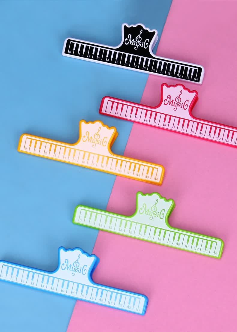 Maner Musical Instrument Piano Music Score Clip Music Clip Guitar Guzheng Score Clip Instrument Accessories Color Random 7