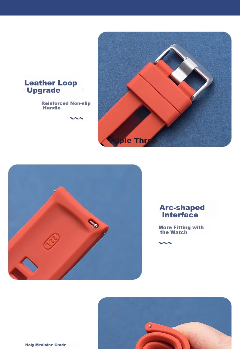 Iboann Silicone Watch Strap Compatible with Huawei GT5/GT6, Suitable for Watch GT4, Watch 4/4 Pro/GT5 Pro/GT3/GS3, Waterproof 22mm Universal Watch Accessory Band 5