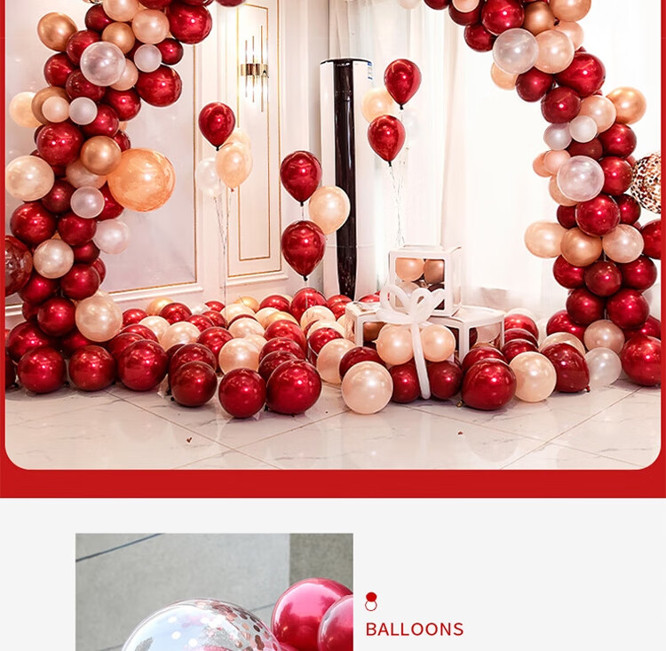 Abaoli 100 Thick Long-Shaped Magic Balloons for Children's Birthday, Back-To Decorations, Room And Living Room Setup 12