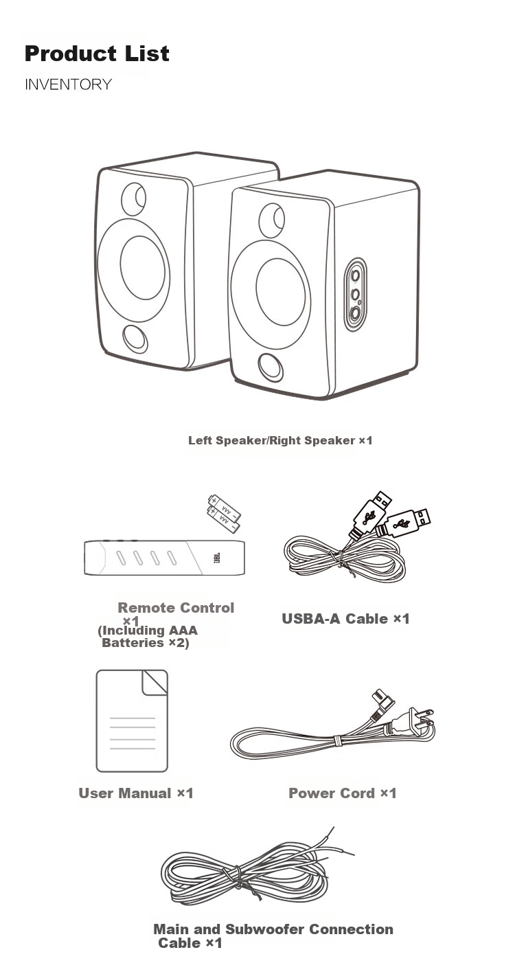 JBL CM500 Stereo Bluetooth Speaker, High-Quality Desktop Indoor Computer Speaker, Wired Active Monitor Gaming Speaker, White 12