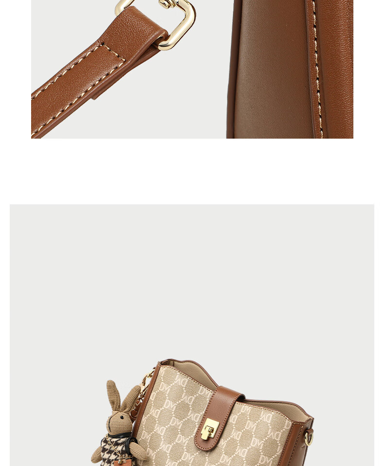 Aiqinghai Handbag, Women's Crossbody Bag, Shoulder Saddle Bag, Large Capacity, Niche Birthday And Mother's Day Gift, Practical Present for Mom 8