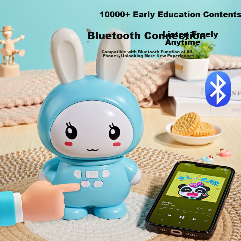Jiabolan 0-3 Years Old Children's Song Early Education Machine, Infant Toddler Baby Story Machine, Early Education Toy, Boys And Girls Toy, Birthday Gift