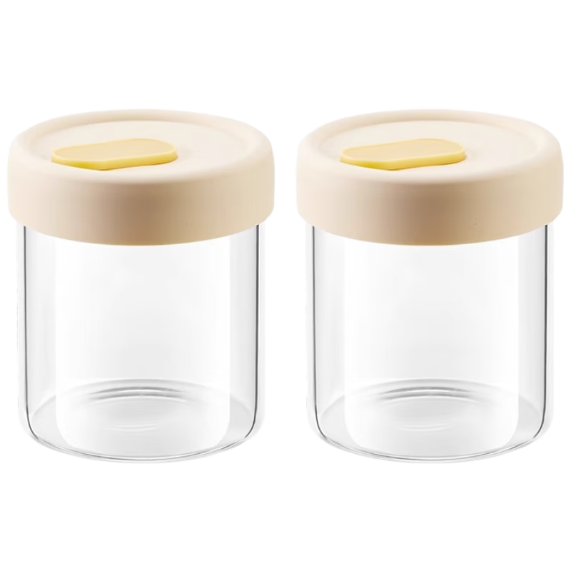 KATEI STORY Japanese High-Soup Dispensing Box, Food-Grade Chicken Soup Storage Container, Glass Preservation Box, Dishwasher Safe, Refrigerator Freezer Box