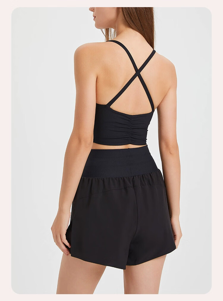 Ziyouxi Women's Sports Yoga Shorts, 2026 Summer New Style, Anti-Exposure, High-Waist, Tummy Control, Running, Loose-Fitting Casual Shorts for Outdoor Wear 13
