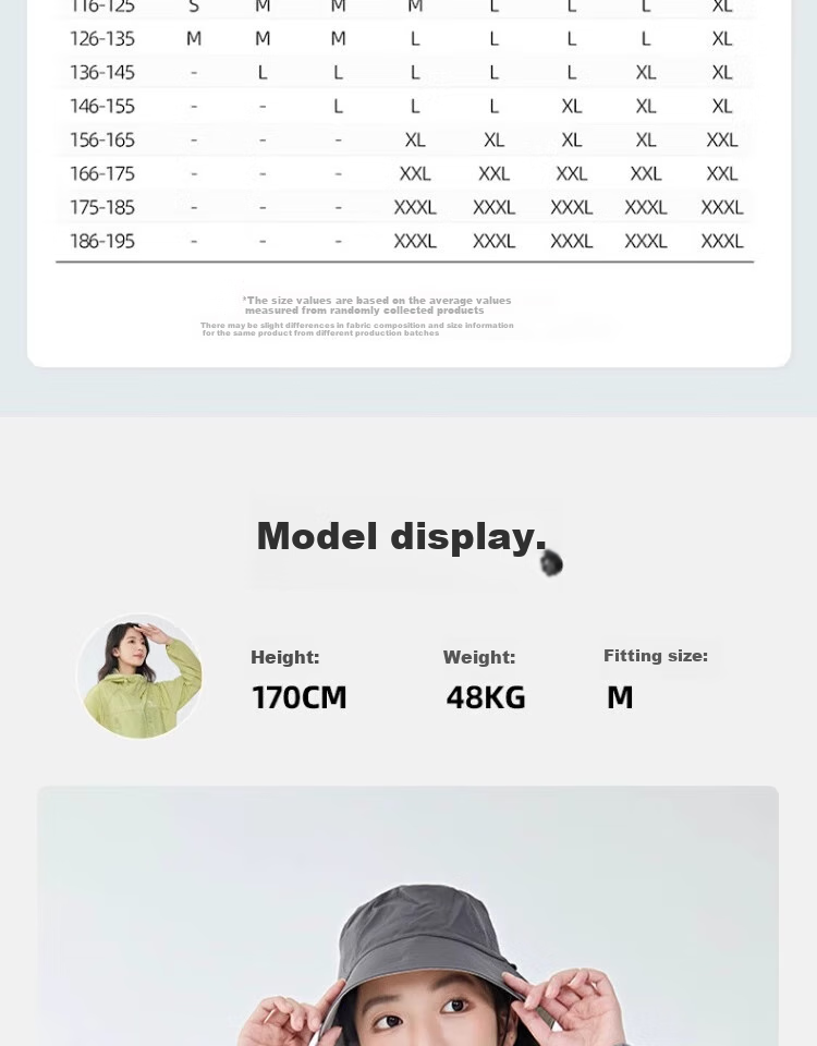 CAMEL [Wang Junkai's Same Style - Muguang V+] Sun Protection Clothing, Spring/summer 2025, Cool And Breathable, Couple's Original Yarn Sun Protection Garment, XS 10