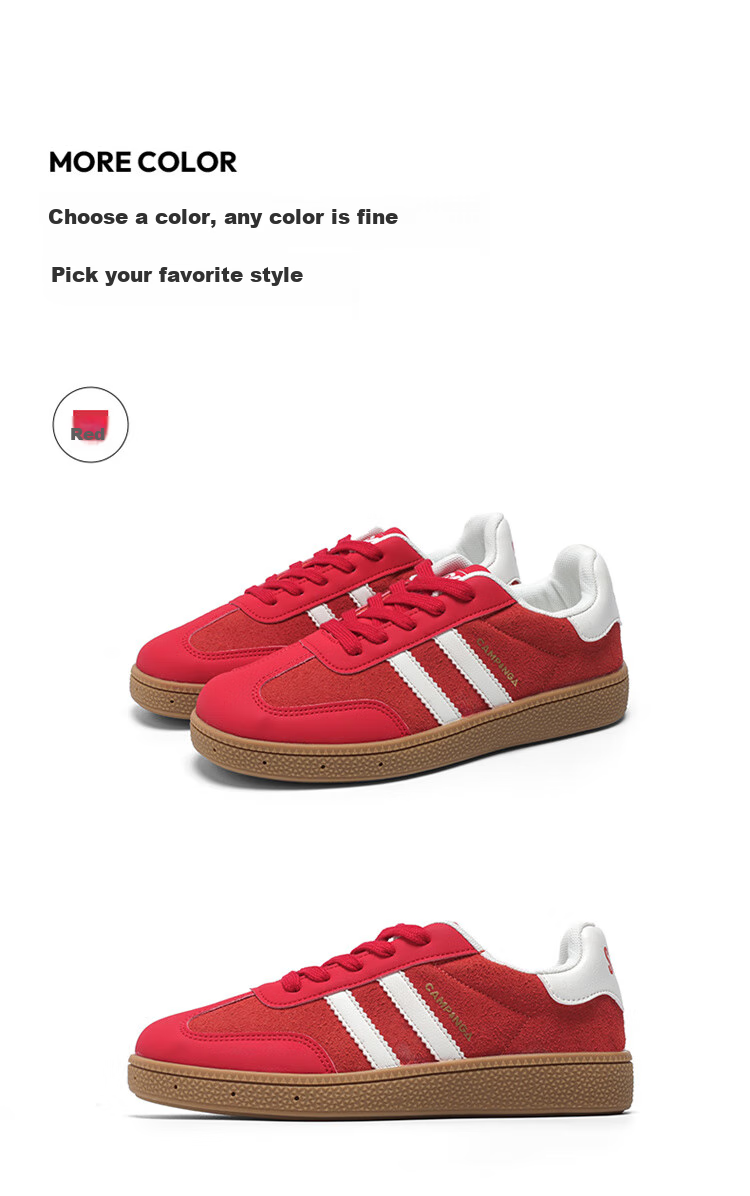 Semir Women's Shoes, Training Shoes for Women, Autumn Thin-Soled Versatile Fashionable Sneakers, Casual Shoes for Women SZY251006, Vintage Red, Size 38 11
