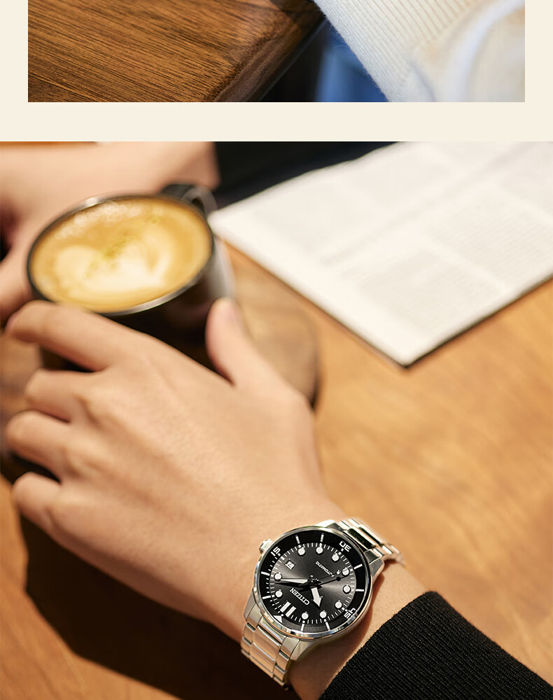 CITIZEN Men's Watch Japanese-Korean Automatic Mechanical Date Display Steel Band Sports Trend NJ0191-83E Father's Day Gift 5
