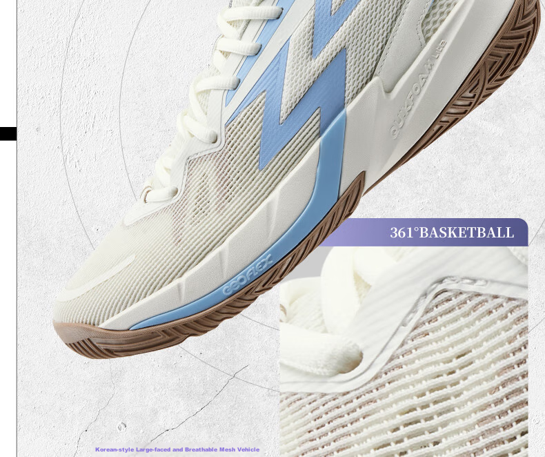 361° Basketball Shoes for Men, BIG3 Team3.0 Spring Youth Professional Training Sneakers, Male, 672521122-1 8
