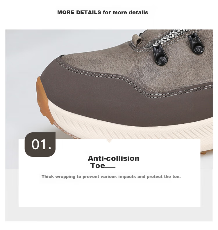 HUMTTO Winter Cold-Resistant Warm Snow Boots New Style Comfortable Outdoor Warm Cotton Shoes for Men And Women, Khaki Men's Size 40 7