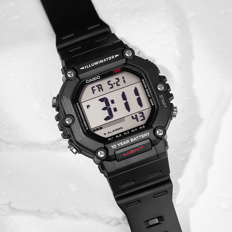 Casio Watch, Sports Square Dial, Retro Student Watch, AE-1600H
