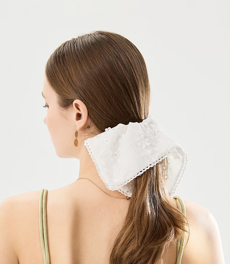 ELLE Elegant Country Lace Hair Tie Women's Fashion Hairband Versatile Summer Gift for Girlfriend Women's Day March 8 2