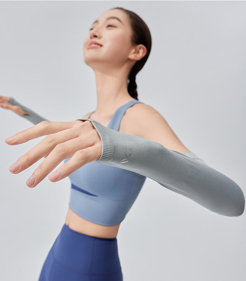 VVC Women's Summer Sunscreen Arm Sleeves Ice Silk UV Protection Lightweight Breathable Sunshade Arm Covers Obsidian Black 12