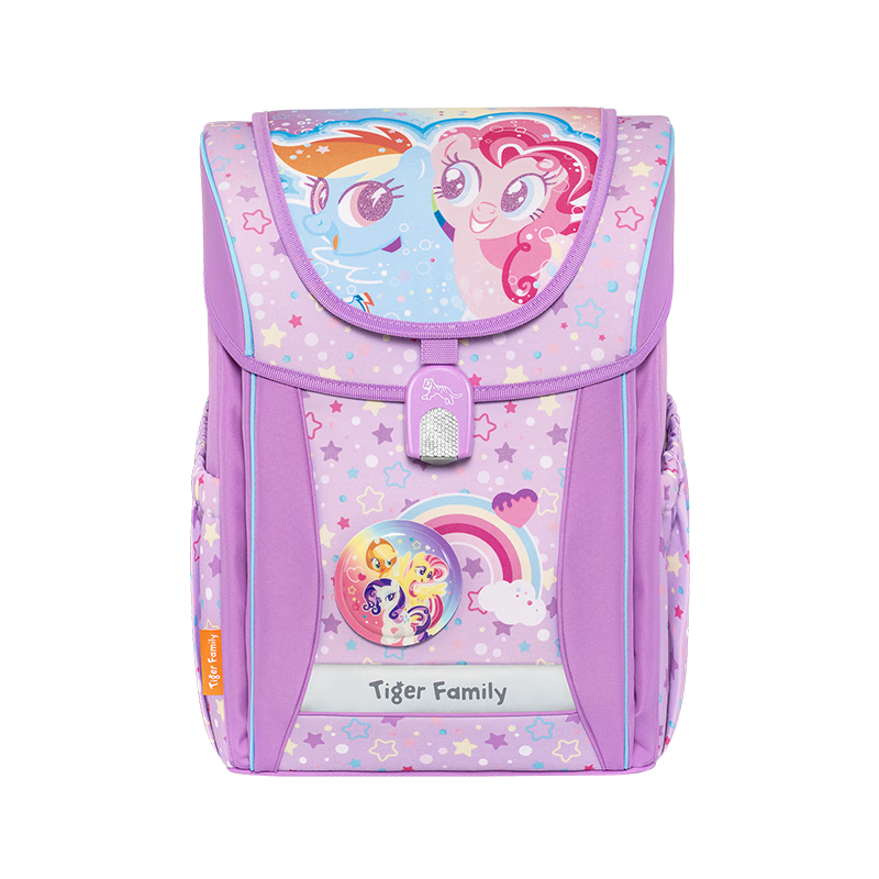 TigerFamily Backpack for Primary School Students Grades 1-3 Children's Spine-Protecting Lightweight Large-Capacity Backpack