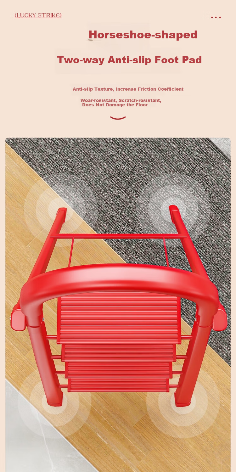Xinzhu Folding Ladder for Home Use, A-Frame Ladder, Extendable Thickened Indoor Multi-Functional Ladder, Climbing Ladder, Five-Step Ladder 6
