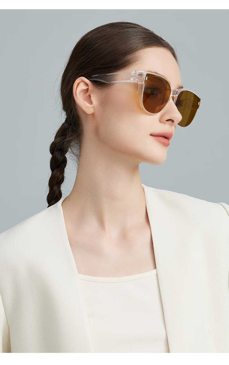 CACUSS Sunglasses for Women, High-Definition Polarized Glasses, Driving Anti-Glare UV Protection, Toad-Eye Glasses, Suitable for Myopia 10