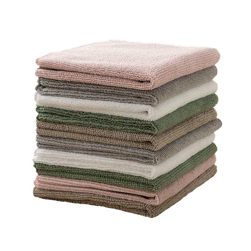 JD Jingzao Multifunctional Microfiber Cleaning Cloths, Absorbent Oil-Removing Wipes, 10-Pack