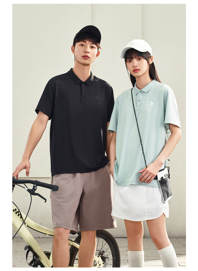 Anta Xingdong Polo | Casual Collared Short Sleeve Men's Summer Quick-Dry Business Commuter Colorful Polo Shirt Top 3