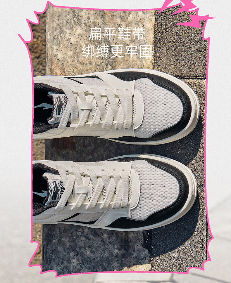 ERKE Women's Sneakers, Summer New Style Breathable Versatile Casual Shoes, Thick-Soled Comfortable Sports Shoes | Wanku 3 10