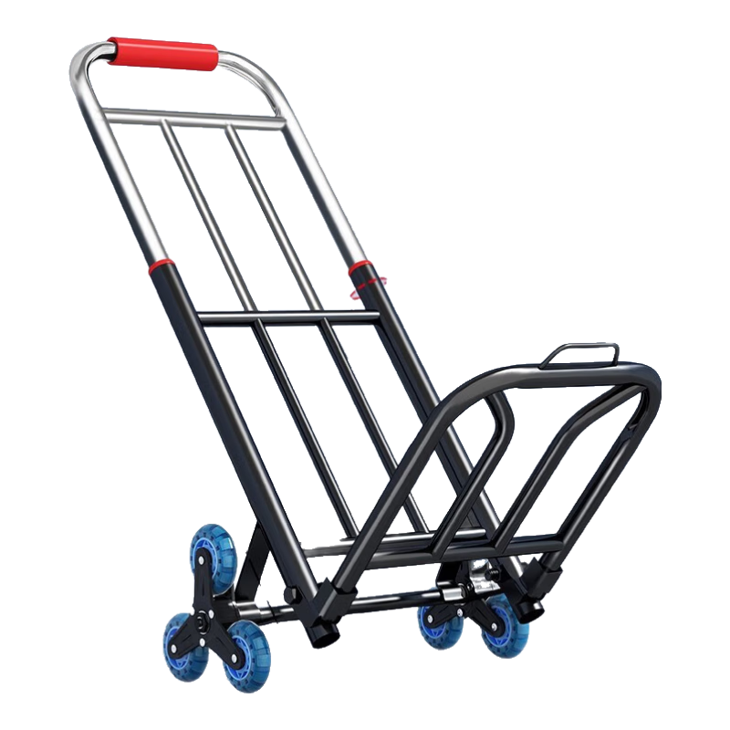 Paiying Folding Hand Truck, Pull Cart, Trolley, Luggage Cart, Small Push Cart, Small Trailer, Grocery Cart, Essential Tool