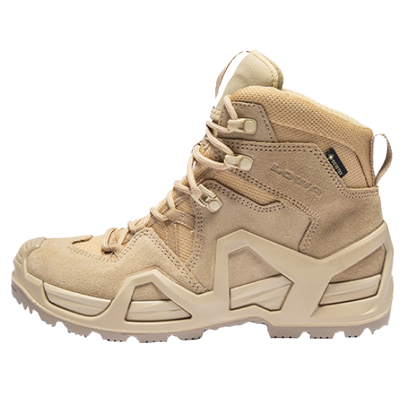 LOWA German Tactical Boots MK2, Outdoor Hiking Mid-Top Shoes for Women, Waterproof And Non-Slip, 320854, Sand Color, Size 37