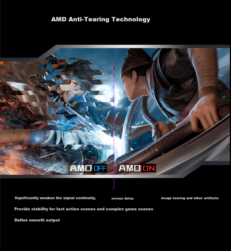 Panda 27-Inch Native 240Hz Overclockable Display, HVA Panel, 128% SRGB Wide Color Gamut, 1ms Response Time, E-Sports Gaming Monitor S27F8 4