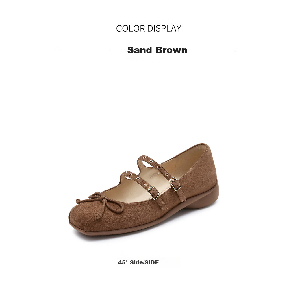 STACCATO Blogger Recommended Spring 2026 Yuguang Ballet Mary Jane Shoes, Ballet Flats S6821AQ6, Moonlight White, Size 37 14