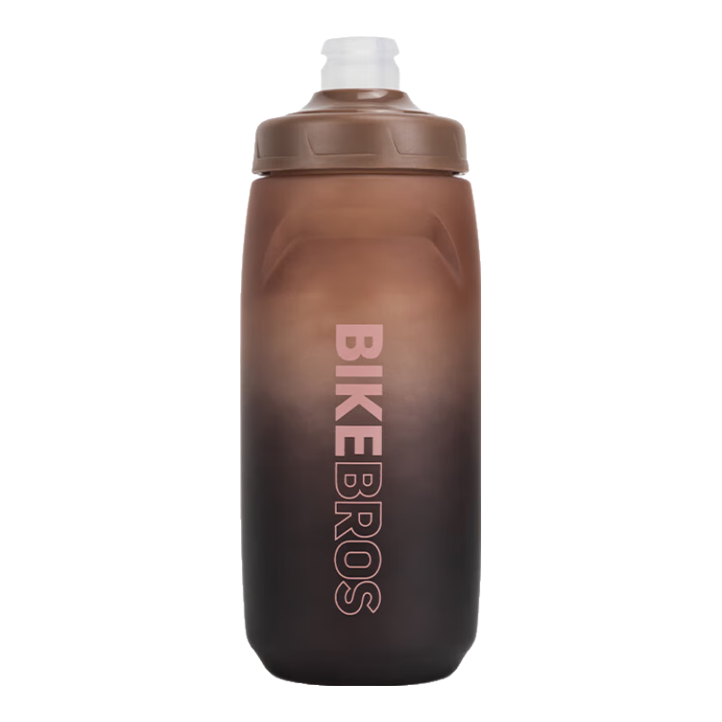 BIKEBROS Bicycle Water Bottle, Mountain Climbing Outdoor Water Cup, Mountain Road Bike Water Bottle, Cycling Equipment, Wood Tea Color, 620ML