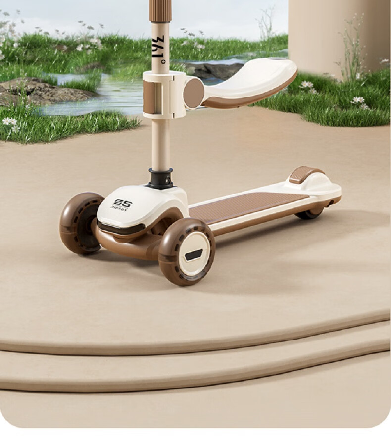 361° Scooter for Boys And Girls, Suitable for Ages 1-3 Children Can Sit on It, Kids' Kick Scooter, Holiday Gift YM-002 2