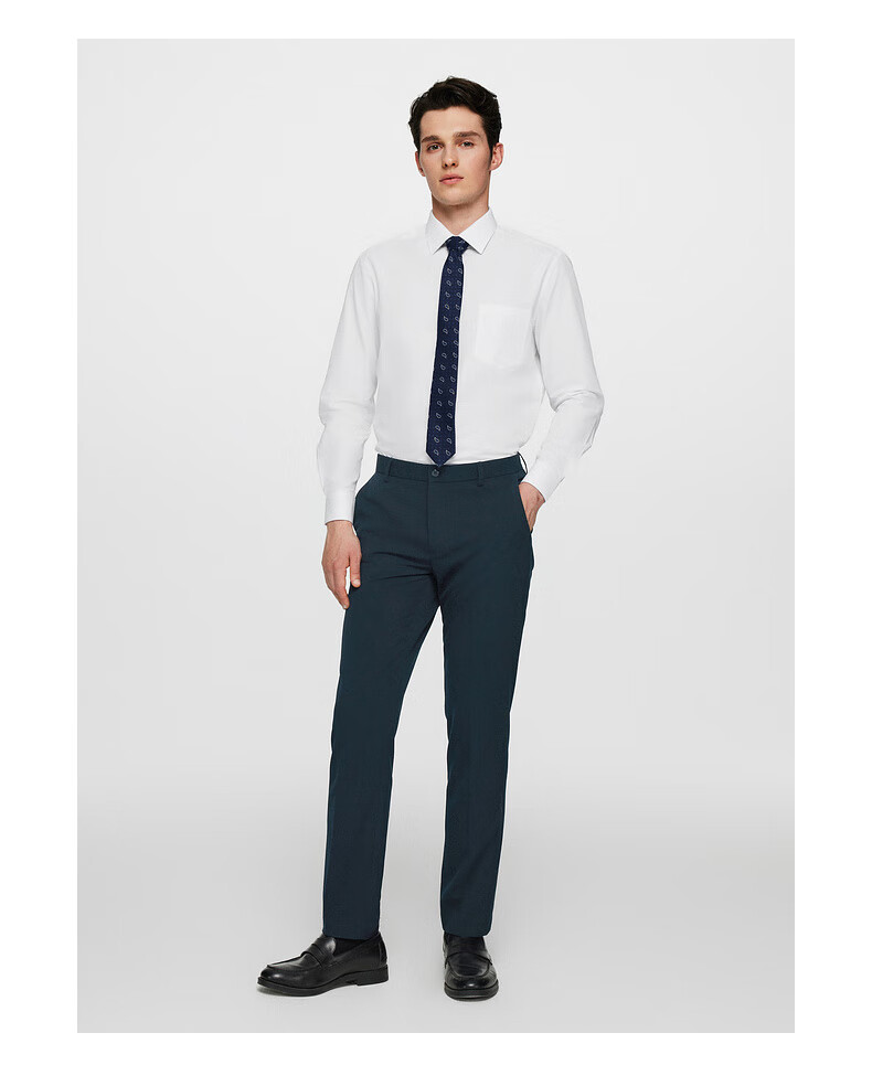 G2000 [Quality Comfort/mall Same Style] Men's Spring And Summer Business Commute Slim Fit Formal Dress Pants, Gray, Size 34 13