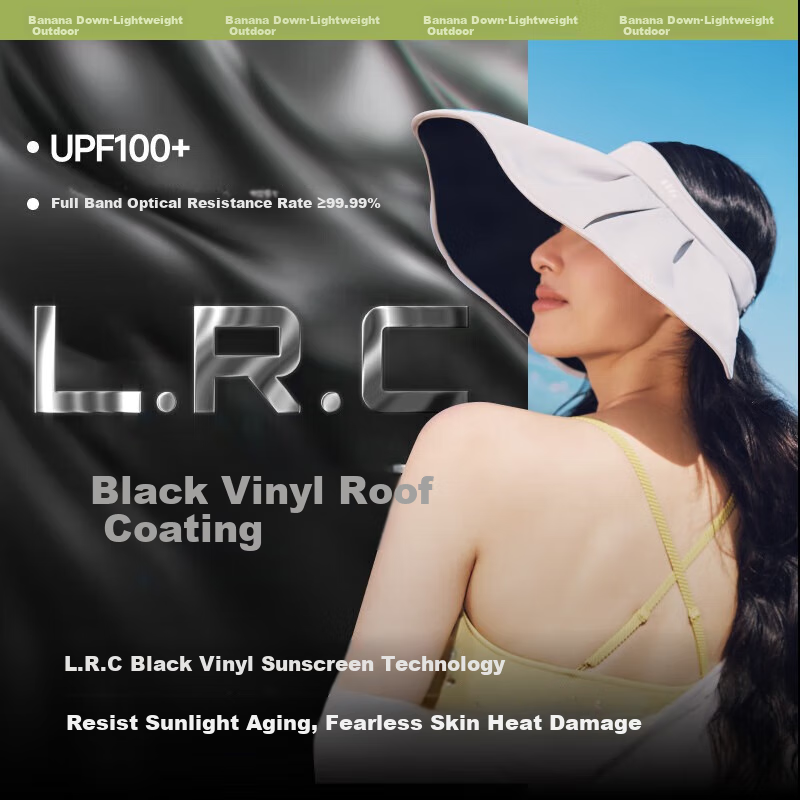 Beneunder Sun Hat for Women, Black Gel UV Protection Cap with Wide Brim, Outdoor Versatile Visor Hat, Sun Hat BM532