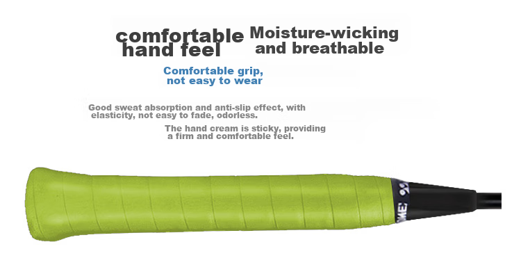 YONEX Badminton Grip Tape, Sports Sweat-Absorbing Band, Handle Grip Tape AC-102C Lemon Green, Pack of Three 3