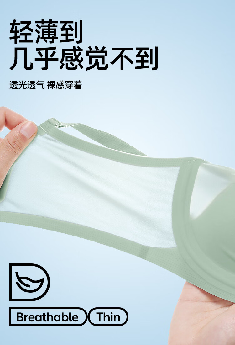 JOYNCLEON Nursing Bra, Summer Thin Style, for Pregnant Women, Postpartum Breastfeeding, Push-Up Bra, White, L, Jwx53898 10