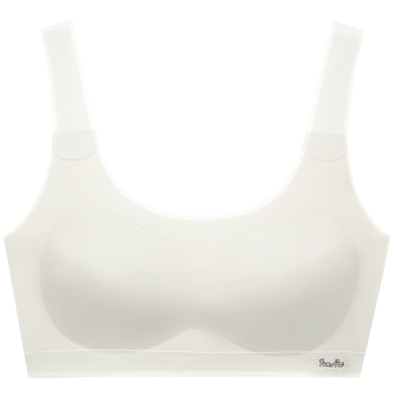 Hodohome Girls' Development Stage 2 Bra A-Class Seamless Wireless Anti-Peek Vest 056 White A85