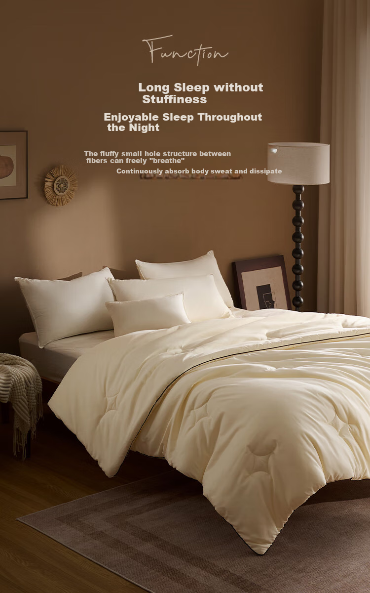 JD Original X Gujia Jiaju JK Meixiang Seven-Star Antibacterial Comforter Winter Warmth Single Spring And Autumn Quilt 150*200cm 9