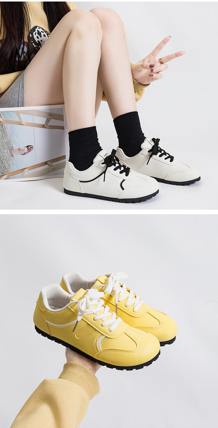 Global Puff De Xun Women's Shoes 2026 New Spring Breathable Student Soft Sole Casual Sports Sneakers for Women 6