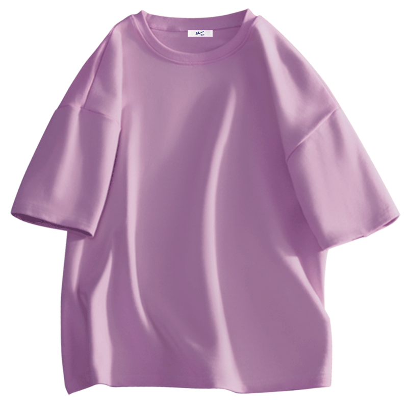 Warrior Women's Short Sleeve T-Shirt 2026 New Summer White Regular Shoulder Plus Size Loose Pure Cotton Tee