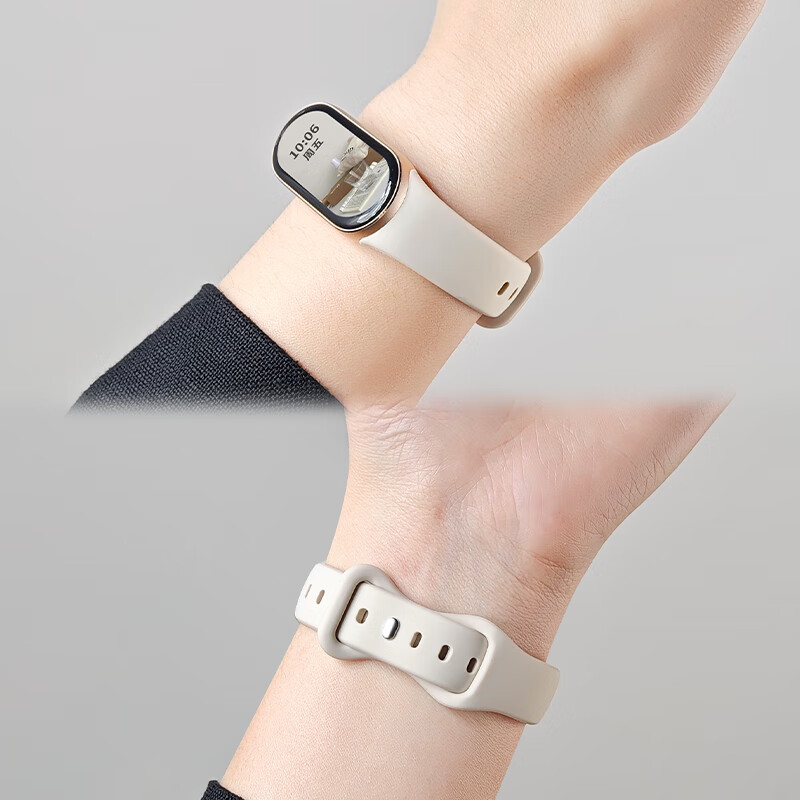 Ремешок Iboann для Xiaomi Band 9/10, японская пряжка, силиконовый браслет для Xiaomi 8, универсальный NFC, милый для девочек, водонепроницаемый, аксессуар для замены ремешка