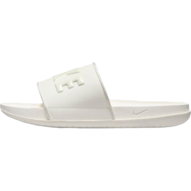 NIKE Women's Slippers, NIKE OFFCOURT SLIDE Sneakers, BQ4632-111, Sail White, Size 35.5