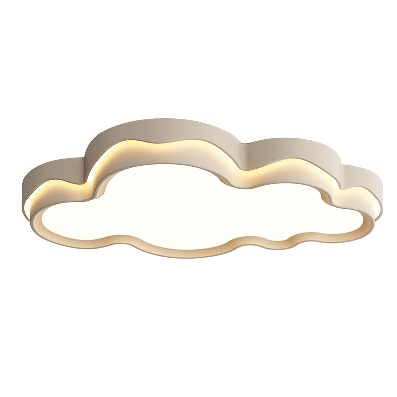 GUJIA LED Ceiling Light Eye Protection Puri Light Source Bedroom Lamp Study Room Children's Room Master Bedroom 55CM - Three Colors [Installation Included]