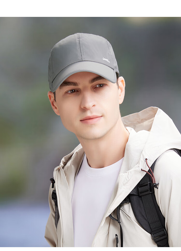 JEEP Baseball Cap for Men And Women, Summer Mesh Quick-Dry Sun Hat, Sports Casual Hiking Visor Cap 19