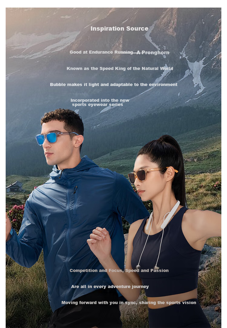 BUBBLE Sports Cycling Running Goggles Polarized Sunglasses UV Protection Lightweight Sheepstone Blue 11