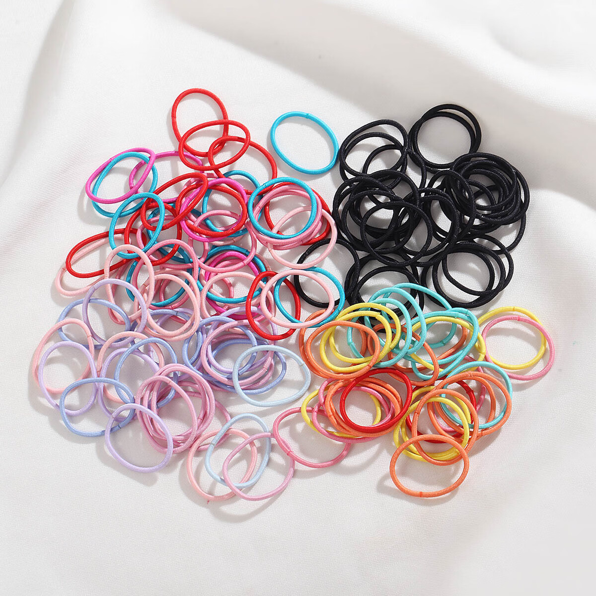 CHIMERA Baby Hair Ties, Approximately 120 Pieces, Children's Hair Bands, Basic Practical Hair Elastics, Girls' Hair Accessories