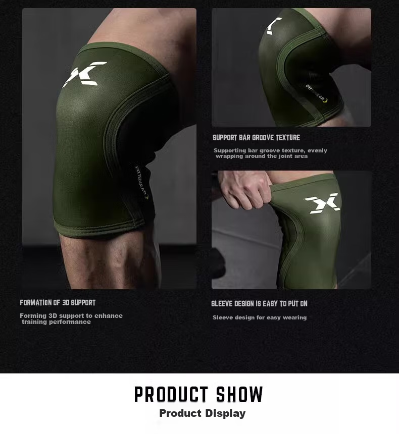 FITTER GEAR Fitness Knee Brace for Men, Squats, Strength Training, Professional Knee Support, Joint Protector 3