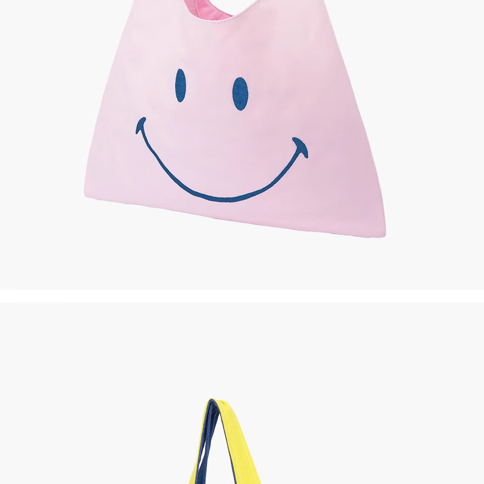 Lee Collaboration Smiley Face Women's Bag, Creative Tote Bag, Handbag, Large Capacity Shoulder Bag, Birthday Gift 3
