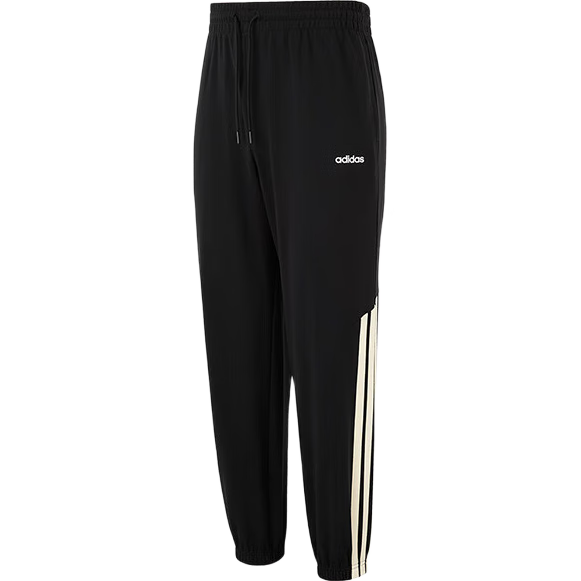 Adidas Autumn Fashion Trendy Black Versatile Comfortable Three-Stripe Men's Casual Pants, Size M