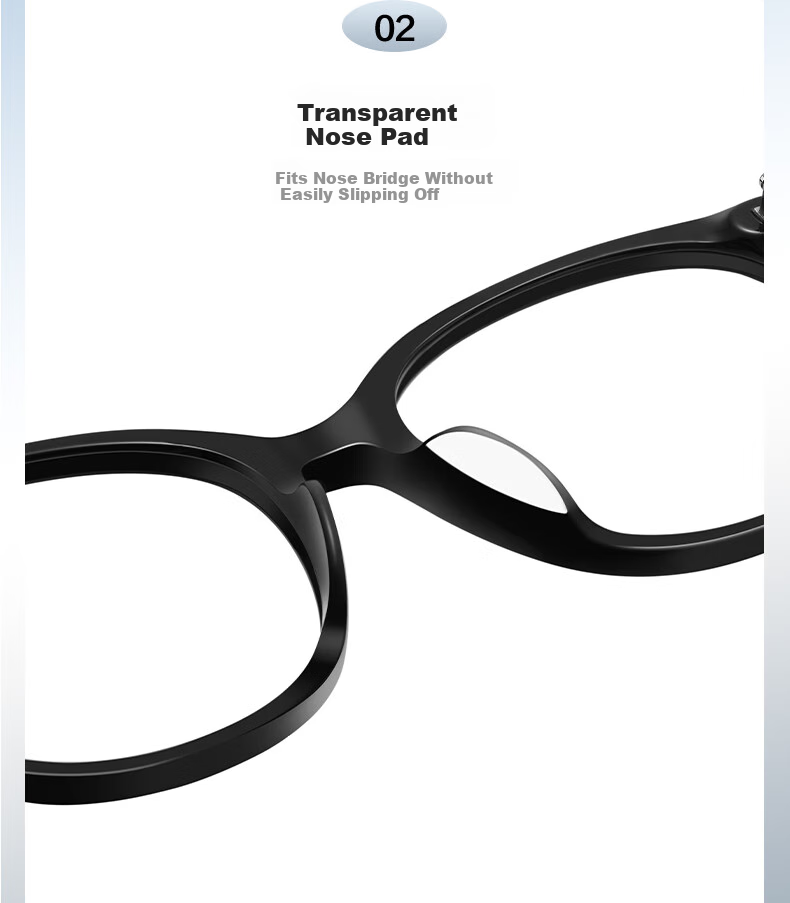 LOHO Cat Eye Glasses for Women with Myopia, Anti-Blue Light, Luxurious Feel, Ultra-Light, Bare-Faced Look, Prescription Available 13