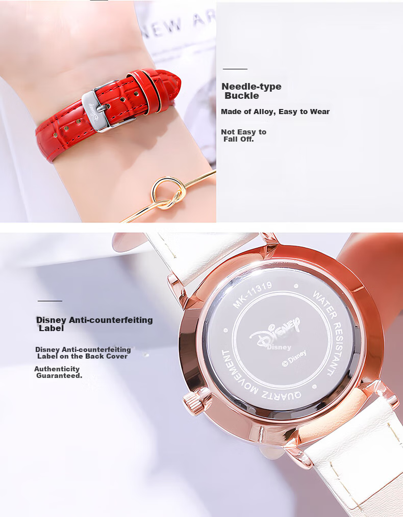 Disney Women's Watch for Students, College, High School, Middle School, And Junior High School Girls, Luxury Niche Wristwatch for Birthdays And Back to School 14