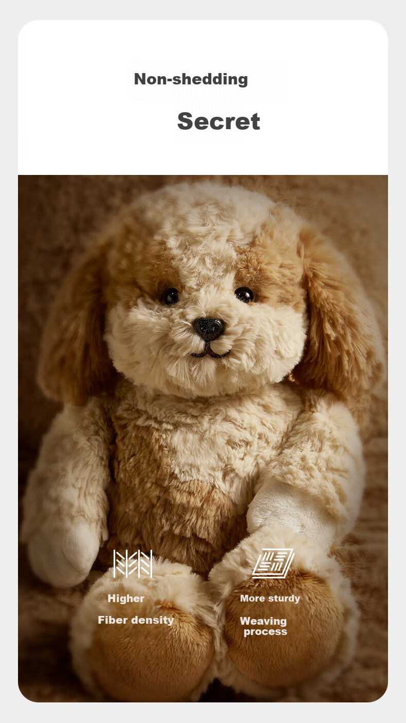 Babycare Baby Series Static Doll, Children's Plush Toy Dog, Birthday And Qixi Festival Gift for Girlfriend - 36cm Shiba Inu 6